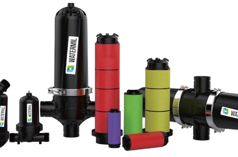 Diskinių filtrų eilė lašelinio laistymo sistemai